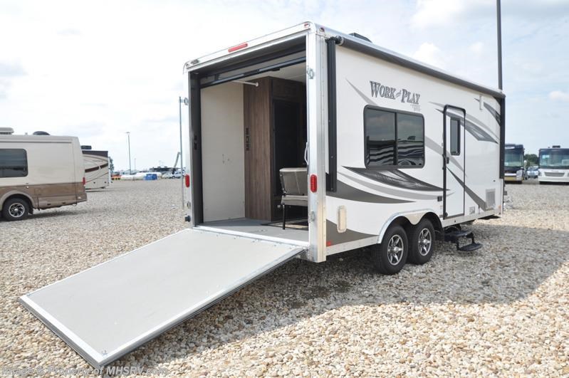 Used 2016 Forest River Work and Play 18EC Toy Hauler for Sale W/ A/C available in Alvarado, Texas
