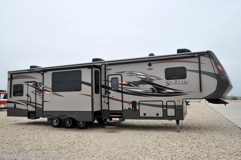 Used 2015 Forest River  Spartan 1239 Bath & 1/2 Toy Hauler W/ Gen, Jacks available in Alvarado, Texas