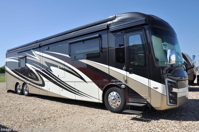 Used 2018 Entegra Coach Aspire 44B Bath & 1/2 W/ King, Aqua Hot, Res Fridge available in Alvarado, Texas