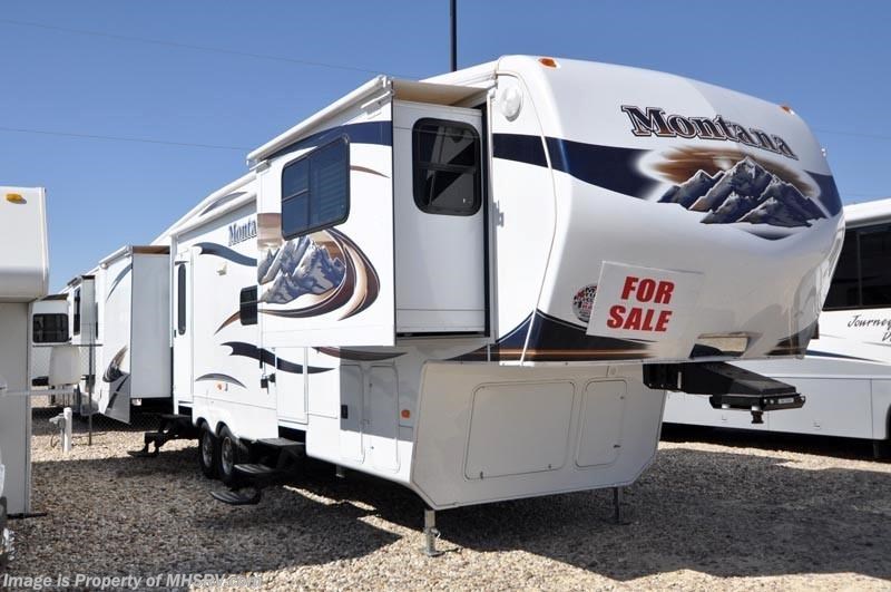 Used 2010 Keystone Montana W/5 Slides (3750) Used 5th Wheel RV For Sale available in Alvarado, Texas