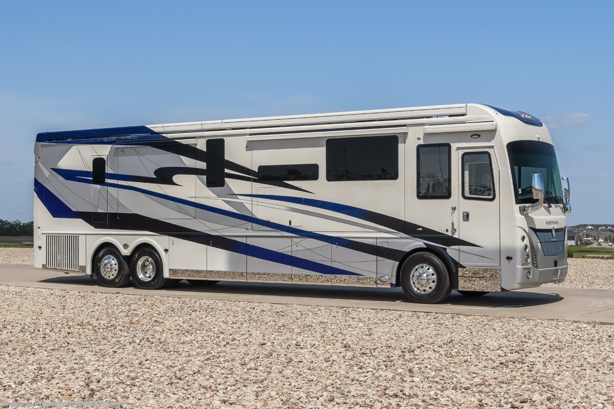 Used 2025 Foretravel Realm Presidential Luxury Villa 2 (LV2) w/ Sofa Recliner available in Alvarado, Texas