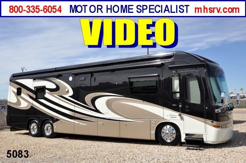 New 2013 Entegra Coach Anthem Bath & 1/2 Luxury RV for Sale 42RBQ available in Alvarado, Texas