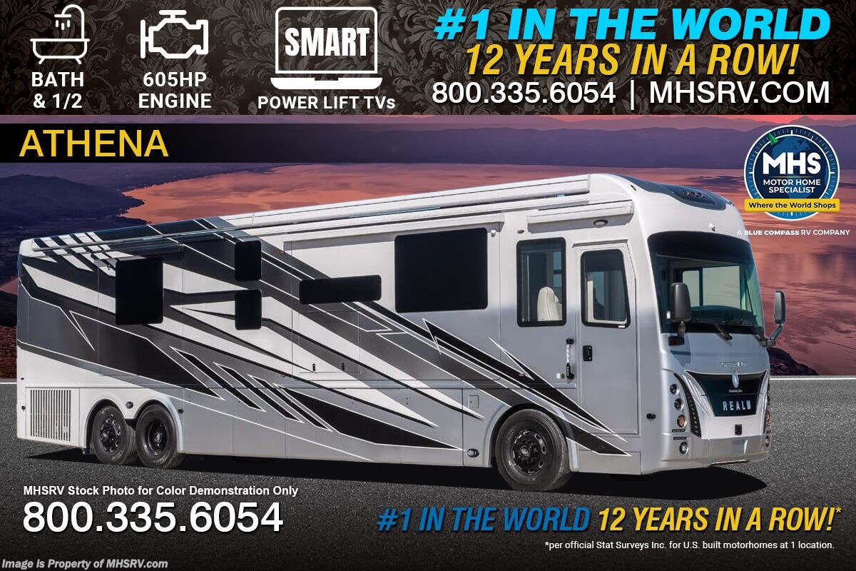 New 2027 Foretravel Realm Presidential Luxury Villa 7 (LV7) Bath & 1/2 available in Alvarado, Texas