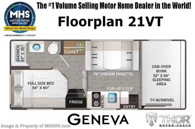 New 2026 Thor Motor Coach Geneva 21VT available in Alvarado, Texas