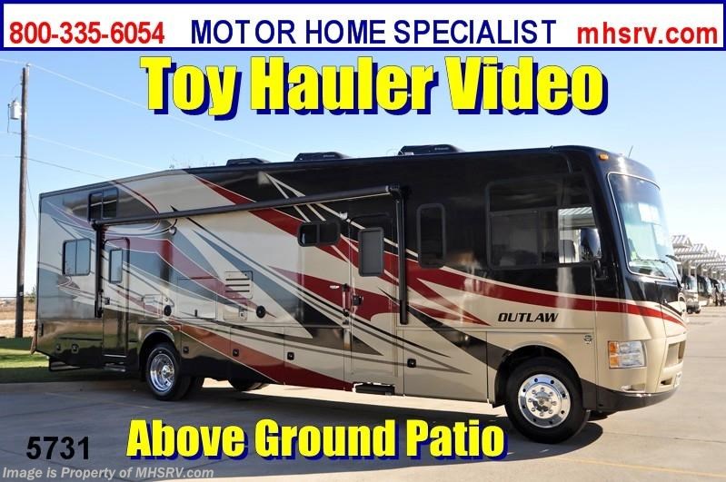 New 2013 Thor Motor Coach Outlaw New Toy Hauler RV for Sale (37LS) W/Slide available in Alvarado, Texas