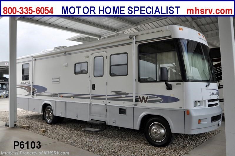 Used 2001 Winnebago Brave (33V) W/Slide Used RV for Sale available in Alvarado, Texas