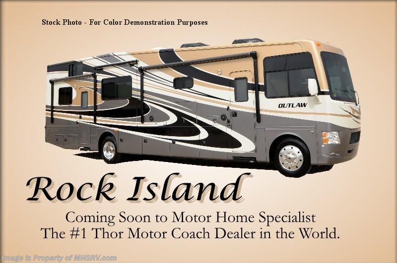 New 2014 Thor Motor Coach Outlaw Model 37LS W/Slide Toy Hauler RV for Sale available in Alvarado, Texas