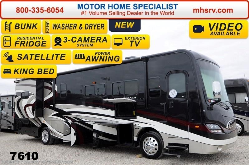 New 2014 Sportscoach Cross Country 385DS Bunk, King, Res. Fridge, Stack W/D, Sat (P) available in Alvarado, Texas