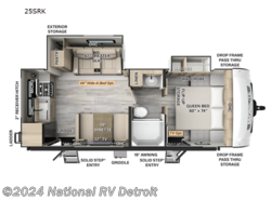 New 2025 Forest River Flagstaff Micro Lite 25SRK available in Belleville, Michigan