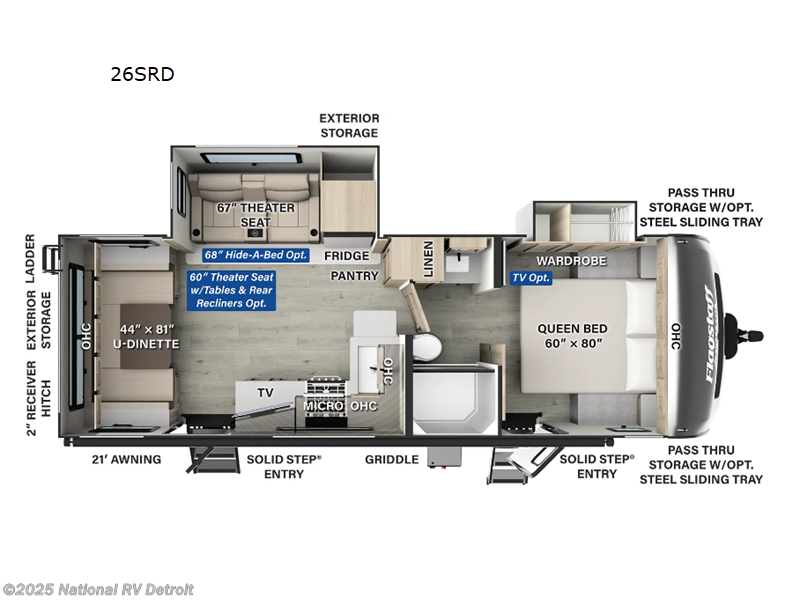 New 2025 Forest River Flagstaff Super Lite 26SRD available in Belleville, Michigan