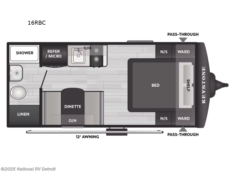 New 2026 Keystone Bullet Classic 16RBC available in Belleville, Michigan