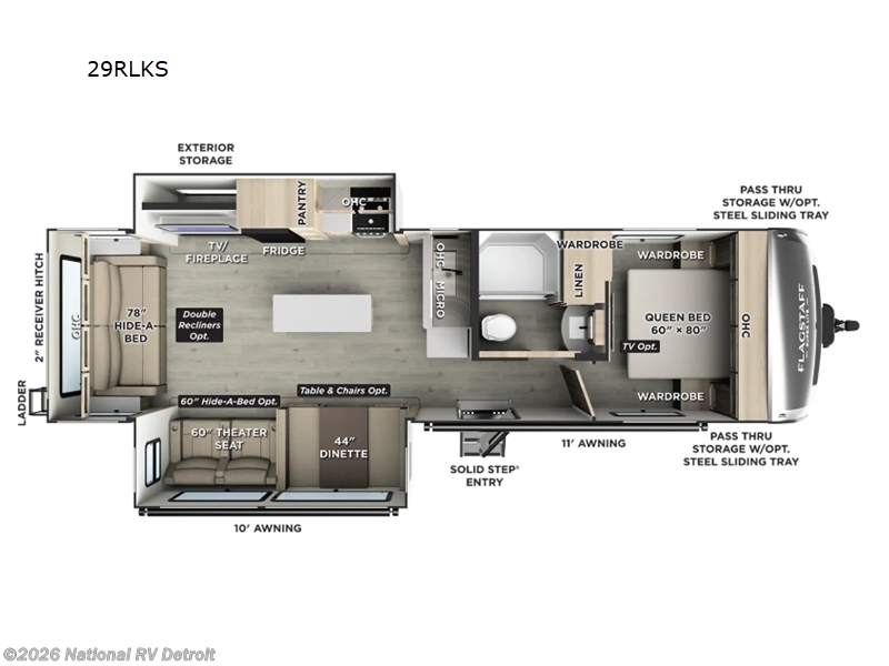 New 2026 Forest River Flagstaff Super Lite 29RLKS available in Belleville, Michigan