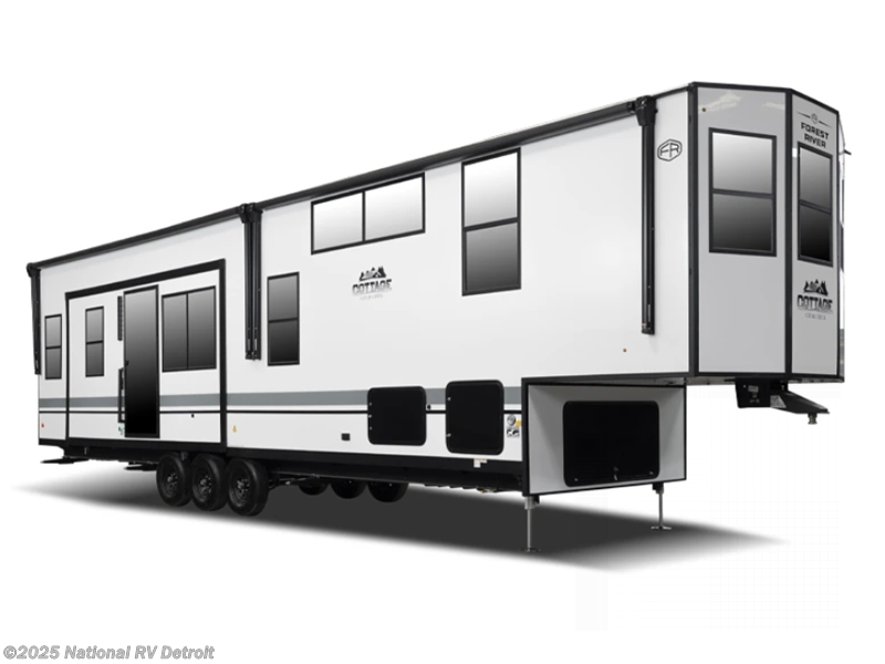 New 2026 Forest River Cedar Creek Cottage Fifth Wheels 413FWC available in Belleville, Michigan