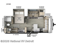 New 2026 Forest River Flagstaff Micro Lite 25MBR available in Belleville, Michigan