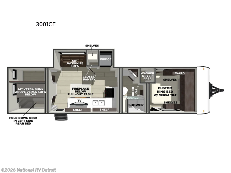 New 2026 Forest River Salem 300ICE available in Belleville, Michigan