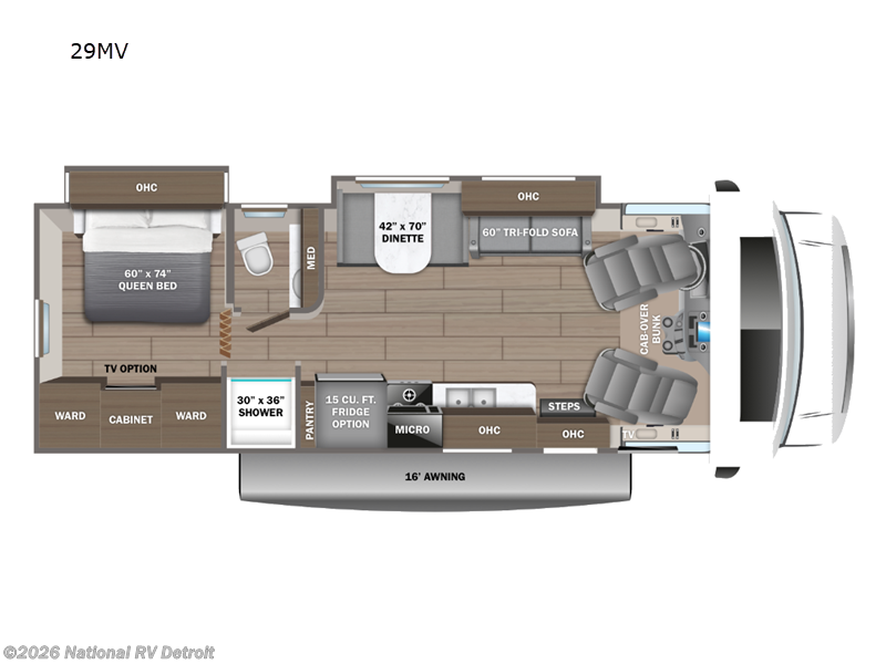 New 2026 Jayco Greyhawk 29MV available in Belleville, Michigan