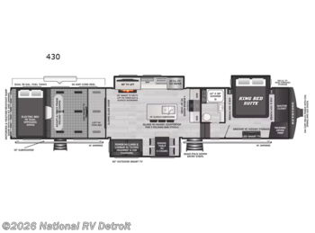 New 2026 Keystone Raptor 430 available in Belleville, Michigan