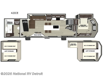New 2026 Forest River Salem Grand Villa 42ICE available in Belleville, Michigan