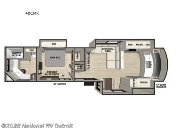 New 2026 Forest River Cedar Creek Cottage 40CMK available in Belleville, Michigan
