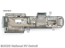 New 2026 Forest River Sandpiper 3900HBLR available in Belleville, Michigan