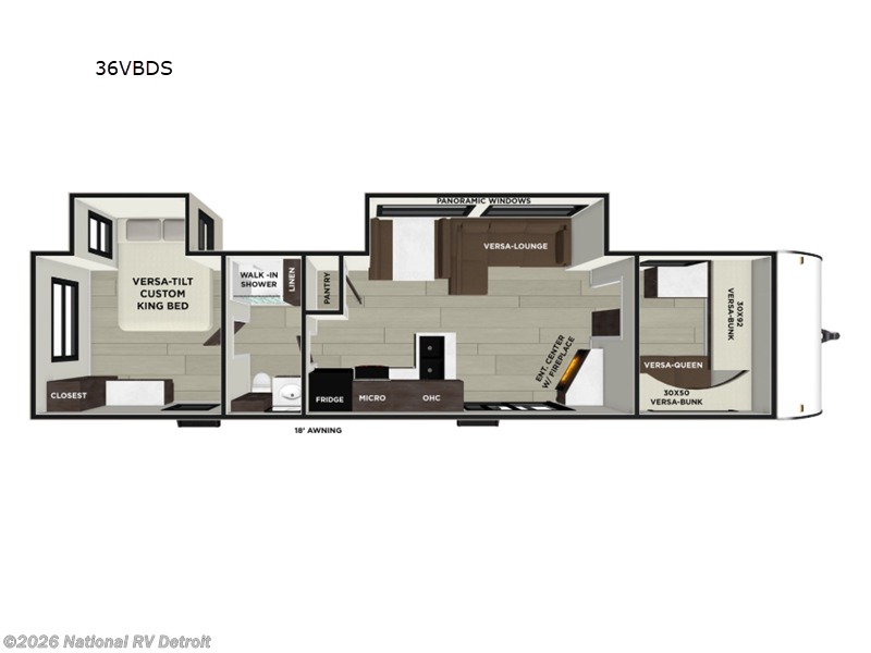 New 2026 Forest River Salem 36VBDS available in Belleville, Michigan