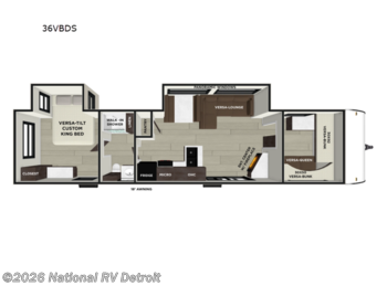 New 2026 Forest River Salem 36VBDS available in Belleville, Michigan