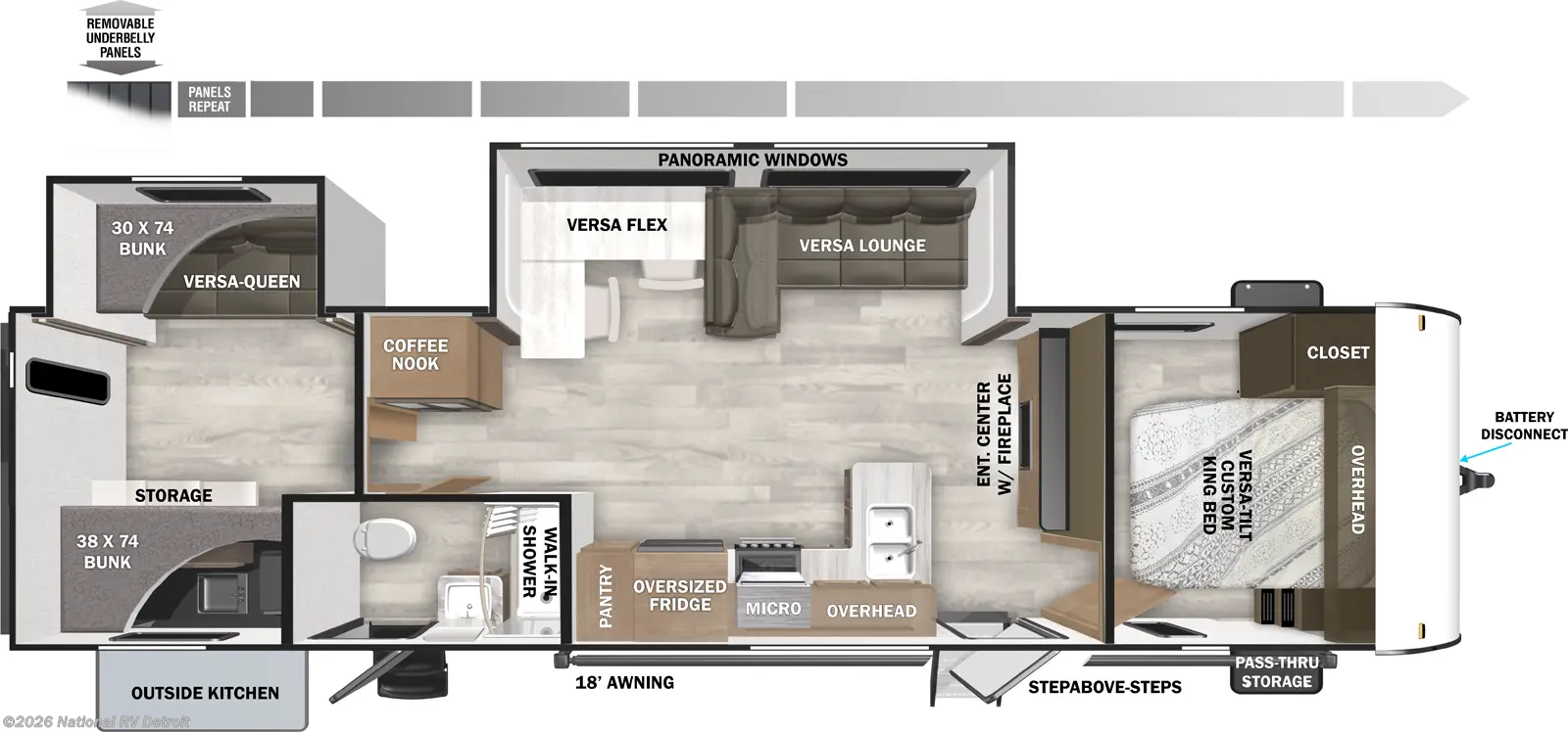 New 2026 Forest River Salem 32BHDS available in Belleville, Michigan