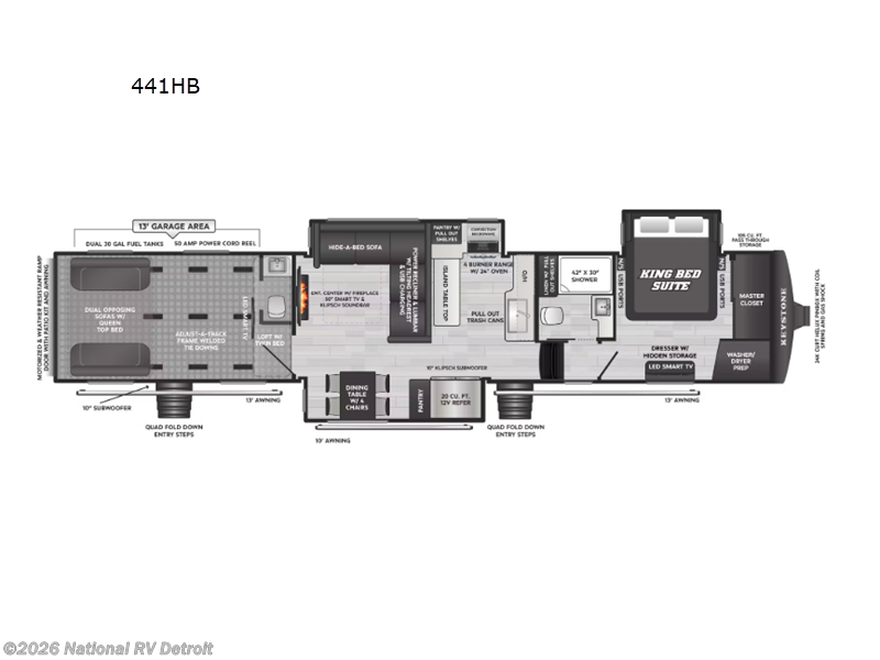 New 2026 Keystone Raptor 441HB available in Belleville, Michigan