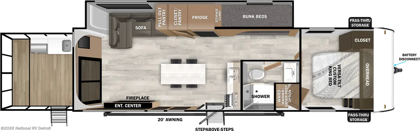 New 2025 Forest River Salem 34VERANDA available in Belleville, Michigan