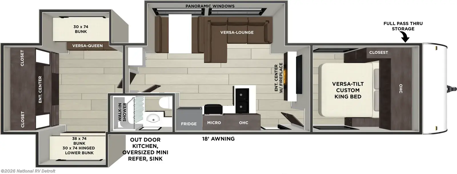 New 2027 Forest River Salem 31KQBTS available in Belleville, Michigan