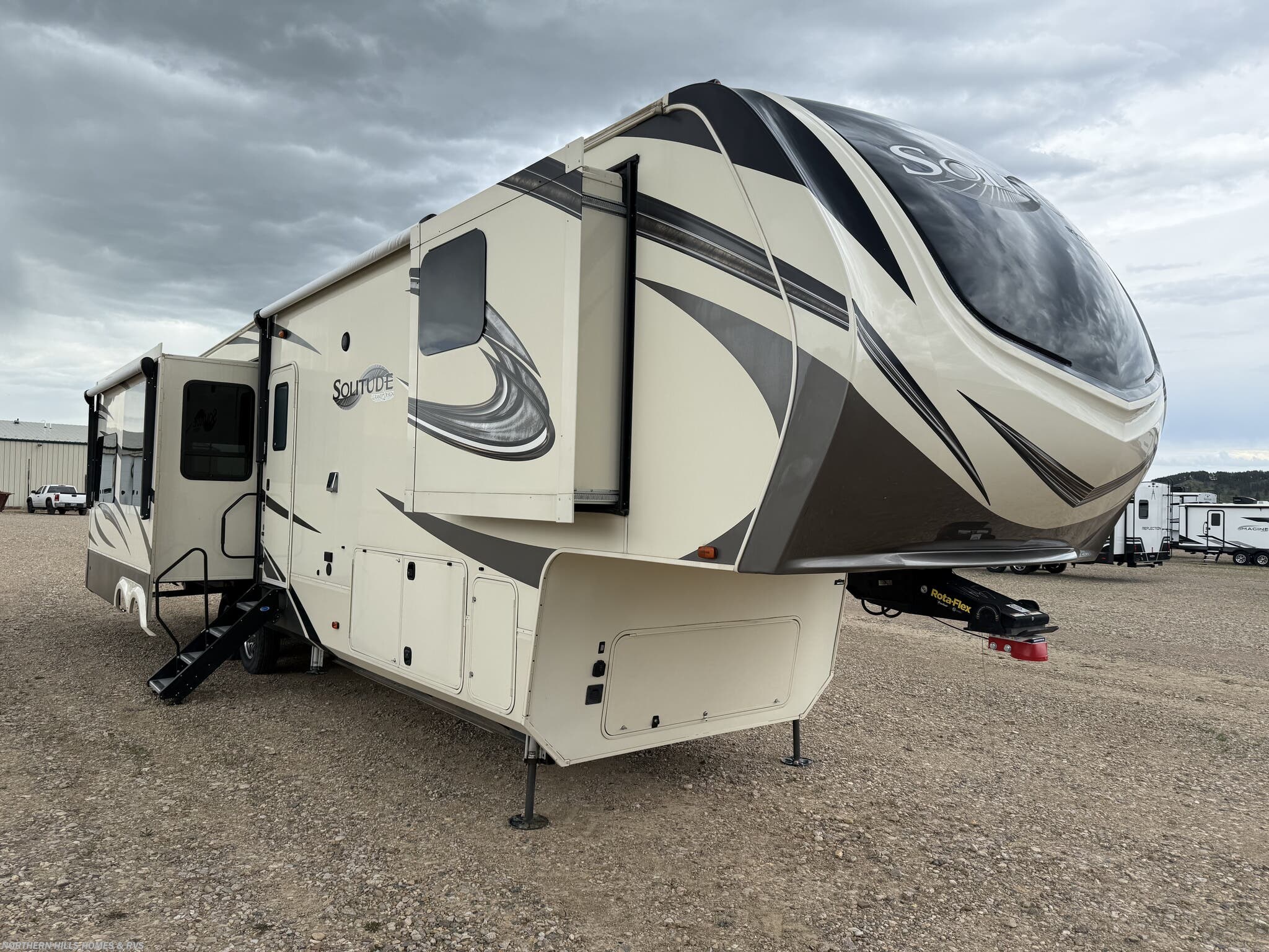 Used 2019 Grand Design Solitude 385GK available in Whitewood, South Dakota