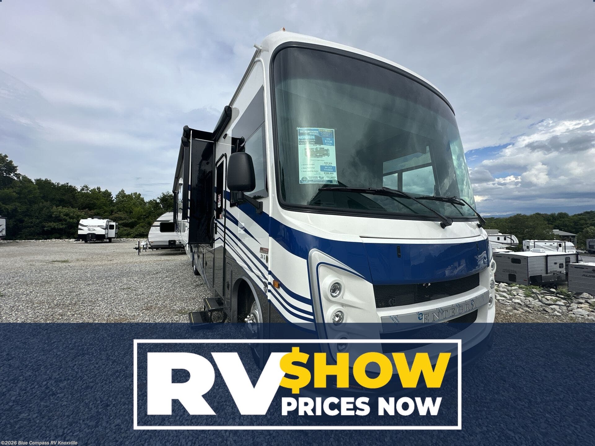 New 2026 Entegra Coach Vision XL 34G available in Louisville, Tennessee