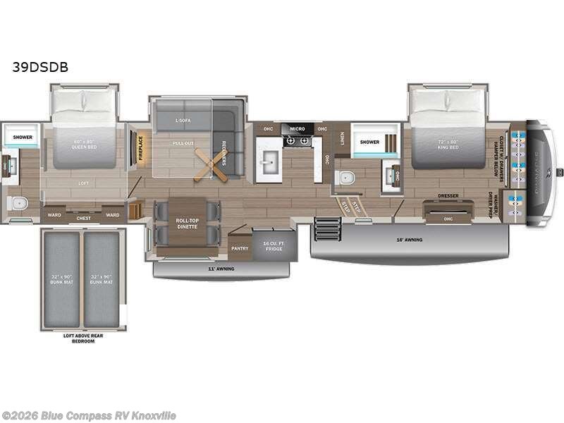 New 2027 Jayco Pinnacle 39DSDB available in Louisville, Tennessee
