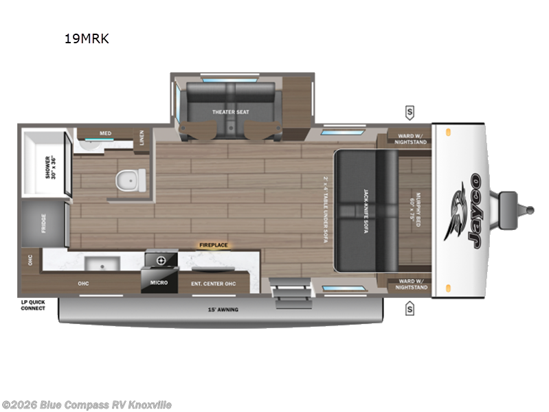 New 2027 Jayco Jay Feather 19MRK available in Louisville, Tennessee