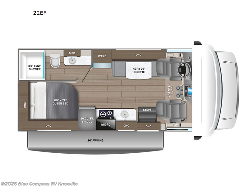 New 2027 Entegra Coach Odyssey SE 22EF available in Louisville, Tennessee