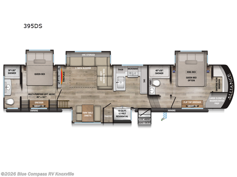 New 2027 Alliance RV Paradigm 395DS available in Louisville, Tennessee