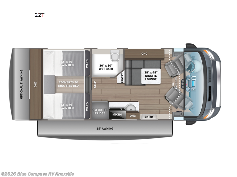 New 2027 Entegra Coach Condor 22T available in Louisville, Tennessee
