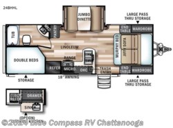 Used 2017 Forest River Salem Hemisphere Hyper-Lyte 24BHHL available in Ringgold, Georgia