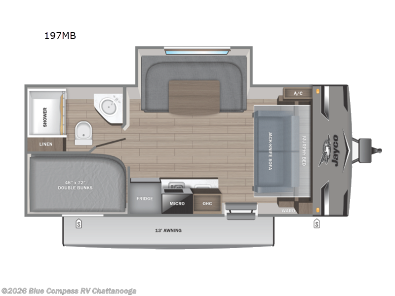 New 2027 Jayco Jay Flight SLX 197MB available in Ringgold, Georgia