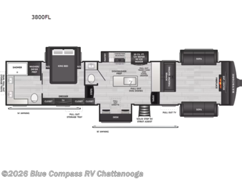New 2027 Keystone Montana 3800FL available in Ringgold, Georgia