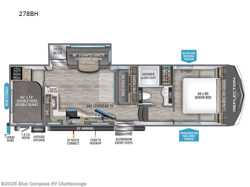 Used 2023 Grand Design Reflection 278BH available in Ringgold, Georgia