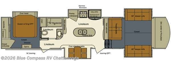 Used 2015 EverGreen RV  Bay Hill 379FL available in Ringgold, Georgia