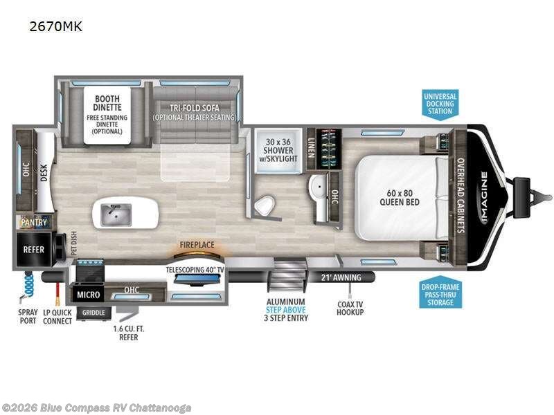 Used 2023  Grand Design Imagine 2670MK by Grand Design from Blue Compass RV Chattanooga in Ringgold, GA