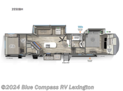 New 2024 Forest River Sandpiper 3550BH available in Lexington, Kentucky