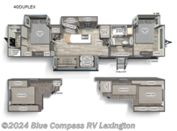 New 2025 Forest River Sandpiper Destination Trailers 40DUPLEX available in Georgetown, Kentucky