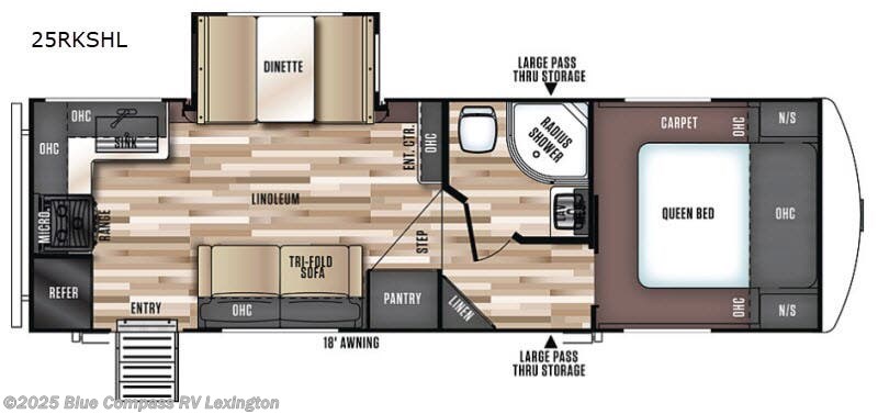 Used 2018 Forest River Salem Hemisphere Hyper-Lyte 25RKSHL available in Georgetown, Kentucky