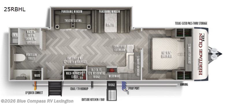 Used 2020 Forest River Wildwood Heritage Glen Hyper-Lyte 25RBHL available in Georgetown, Kentucky