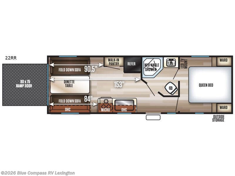 Used 2018 Forest River Cherokee Grey Wolf 22RR available in Georgetown, Kentucky