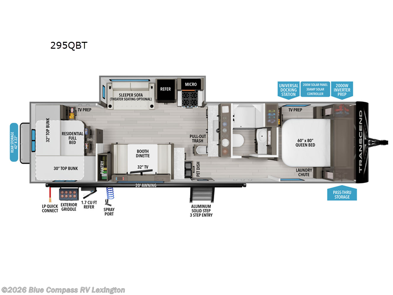 Used 2025 Grand Design Transcend 295QBT available in Georgetown, Kentucky
