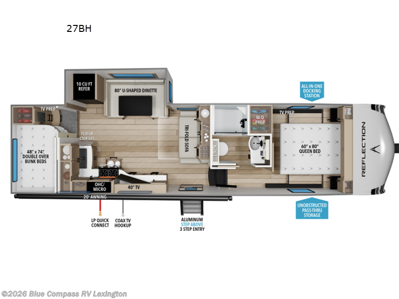New 2027 Grand Design Reflection 100 Series 27BH available in Georgetown, Kentucky